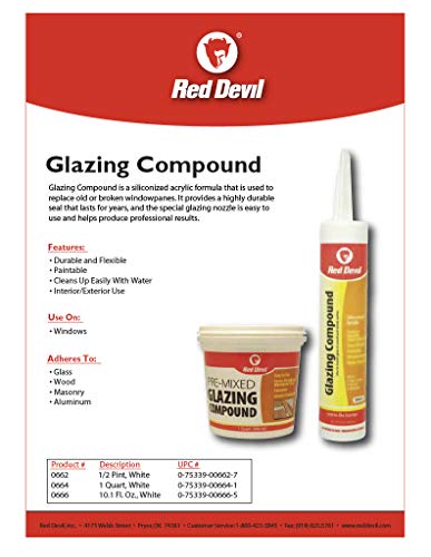 Red Devil 0666 Glazing Compound, 10.1 oz. - Image 2