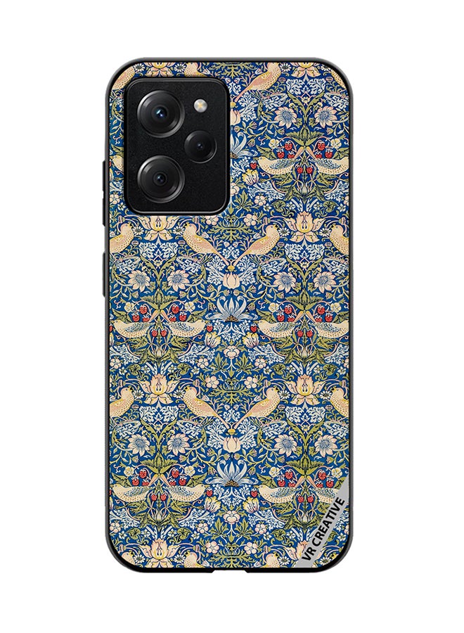 VR CREATIVE Protective Case Cover For Xioami Pcoo X5 Pro Splash Flower Design Multicolour - Image 1