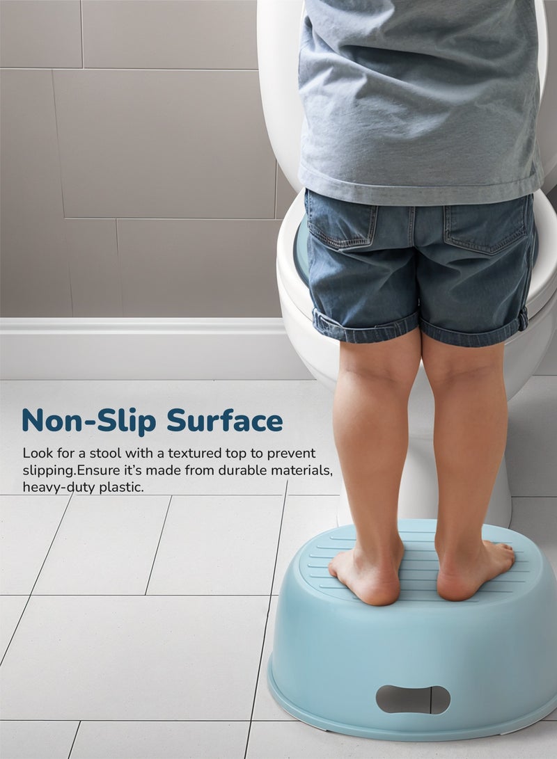 Baybee 3 in 1 Nando Baby Potty Seat For Kids, Baby Potty Training Seat Chair With Splash Guard & Potty Step Stool for Toddlers Kids Western Toilet Seat Potty Seat For 0 to 5 Years Boy Girl Blue - Image 5