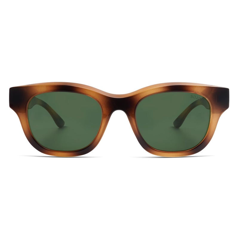 SOJOS Polarized Sunglasses womens men Trendy Small Designer Shades SJ2289,Green - Image 1