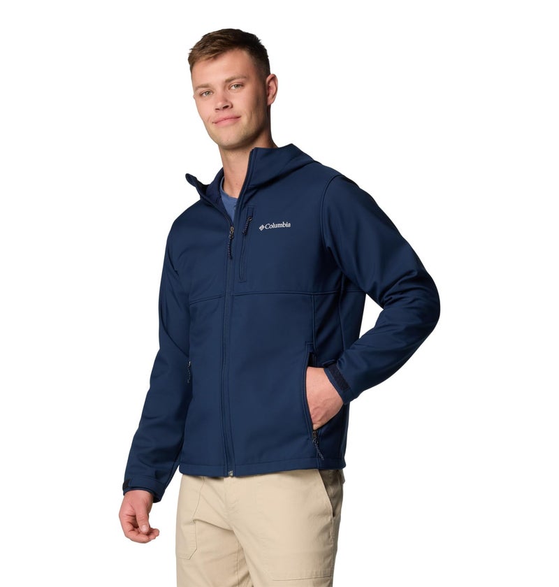 Columbia Mens Ascender II Hooded Softshell Rain Jacket, Collegiate Navy, XX-Large - Image 4