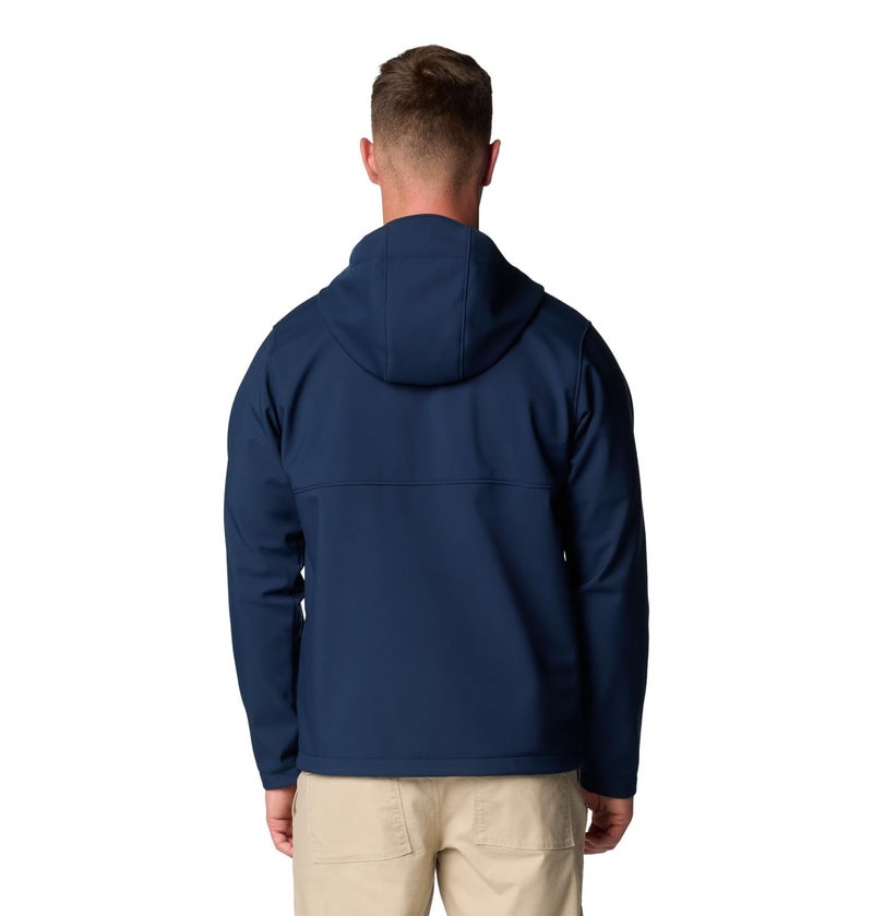 Columbia Mens Ascender II Hooded Softshell Rain Jacket, Collegiate Navy, XX-Large - Image 2