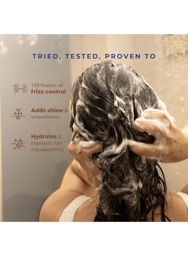 Naturali Moisture Filling Shampoo, With Hyaluronic Acid, Argan Oil & Quinoa For Dry & Dehydrated Hair, Adds Shine & Bounce, Hyaluron Moisture 100H, 370Ml. - Image 4