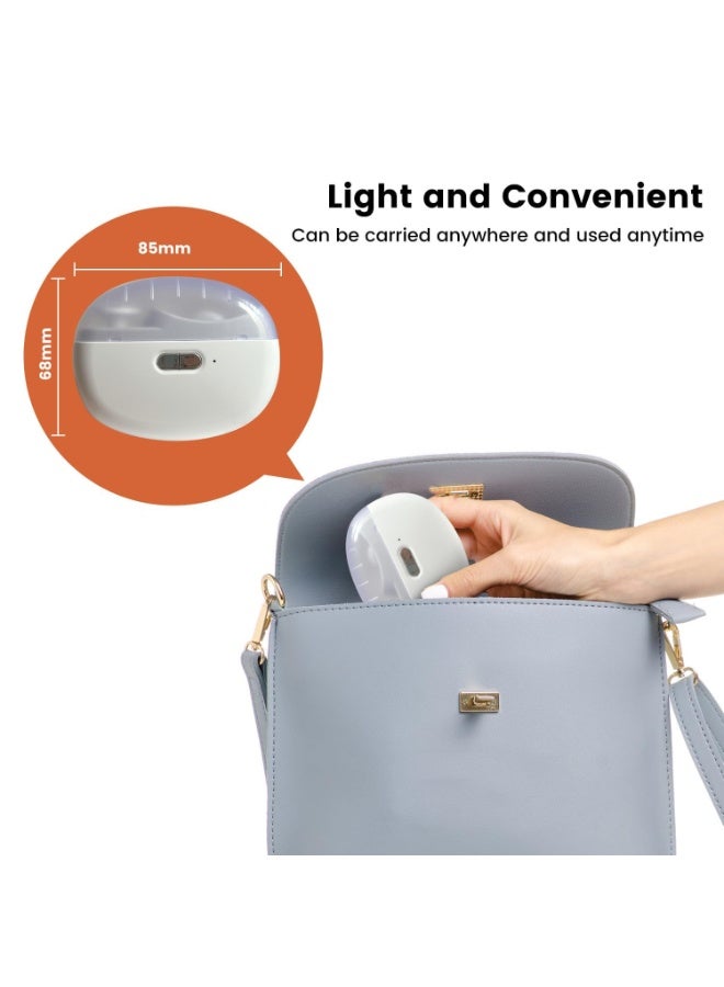MUNTAQI 2 in 1 Electric Nail Clipper with Nail File – Safe Automatic Nail Trimmer for Adults, Kids, Seniors & Babies – Rechargeable, Low Noise, One-Button Operation, LED Light, Portable Nail Care Kit - Image 3