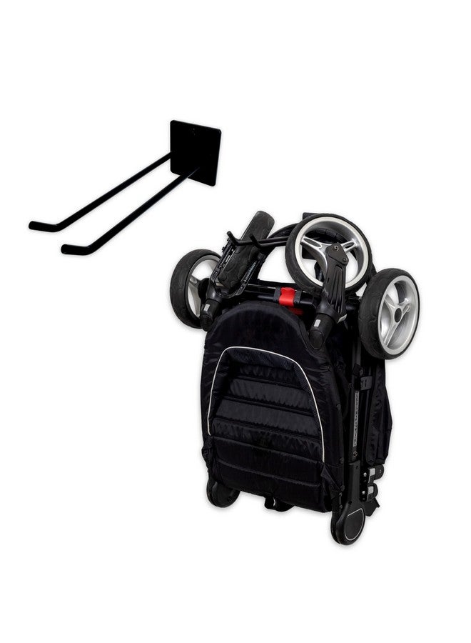 StoreYourBoard Baby Stroller Storage Hook, Wall Mount Rack, Industrial Grade, Holds 50 lbs, Full-Sized Jogging Travel Strollers - Image 1