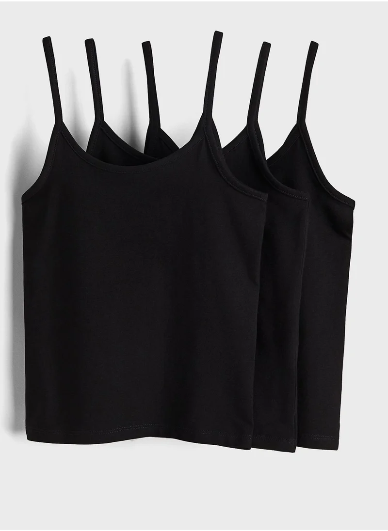 H&M 3 Pack Strappy Top