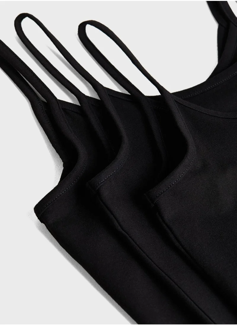 H&M 3 Pack Strappy Top