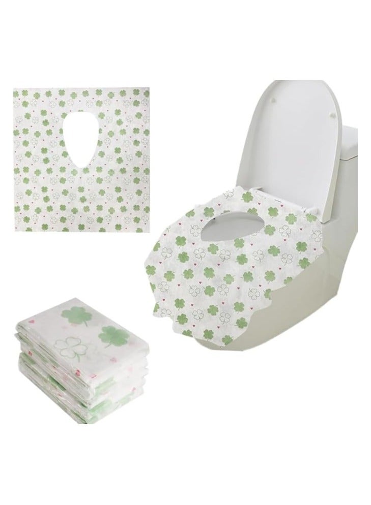 60 Pcs Toilet Seat Cover Set Disposable Potty Seat Cover for Kids Extra Large Paper Individually Wrapped Portable Toilet Training Liners for Kids, Travel, Public Restrooms, Offices (60)