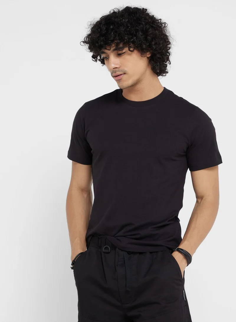 سفنتي فايف Contrast Printed T Shirt