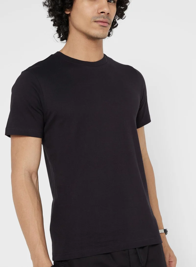 سفنتي فايف Contrast Printed T Shirt