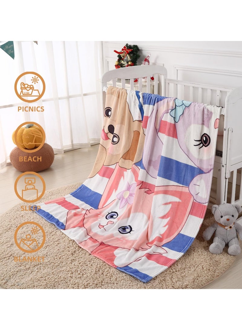 general Kids Flannel Blanket for Indoor and Outdoor Use, Super Soft and Cosy Plush Blanket for Bedroom Sofa Travel Gift Girls Boys - Image 5