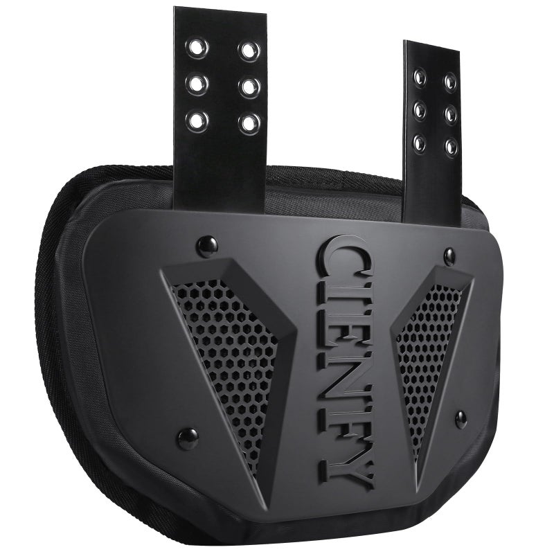Cienfy Football Back Plate for HighImpact Protection Universal Football Backplate for Shoulder Pads for Youth and Adult Black Youth - Image 2