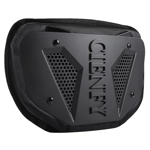 Cienfy Football Back Plate for HighImpact Protection Universal Football Backplate for Shoulder Pads for Youth and Adult Black Youth - Image 3