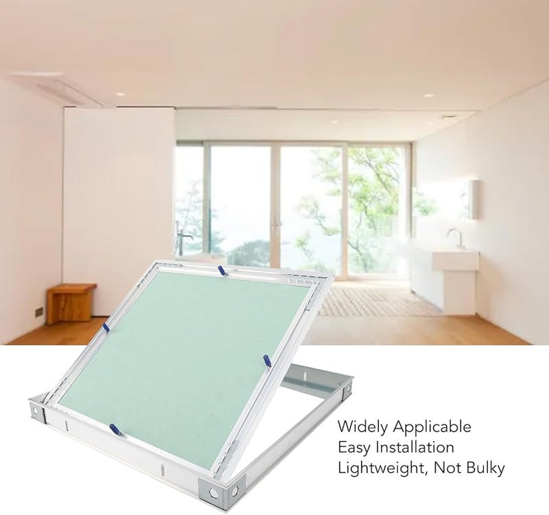 باب دخول مقاس 400 × 400 مم إطار ألومنيوم مقوى بتصميم مخفي للاستخدام المكتبي والتجاري - Image 5