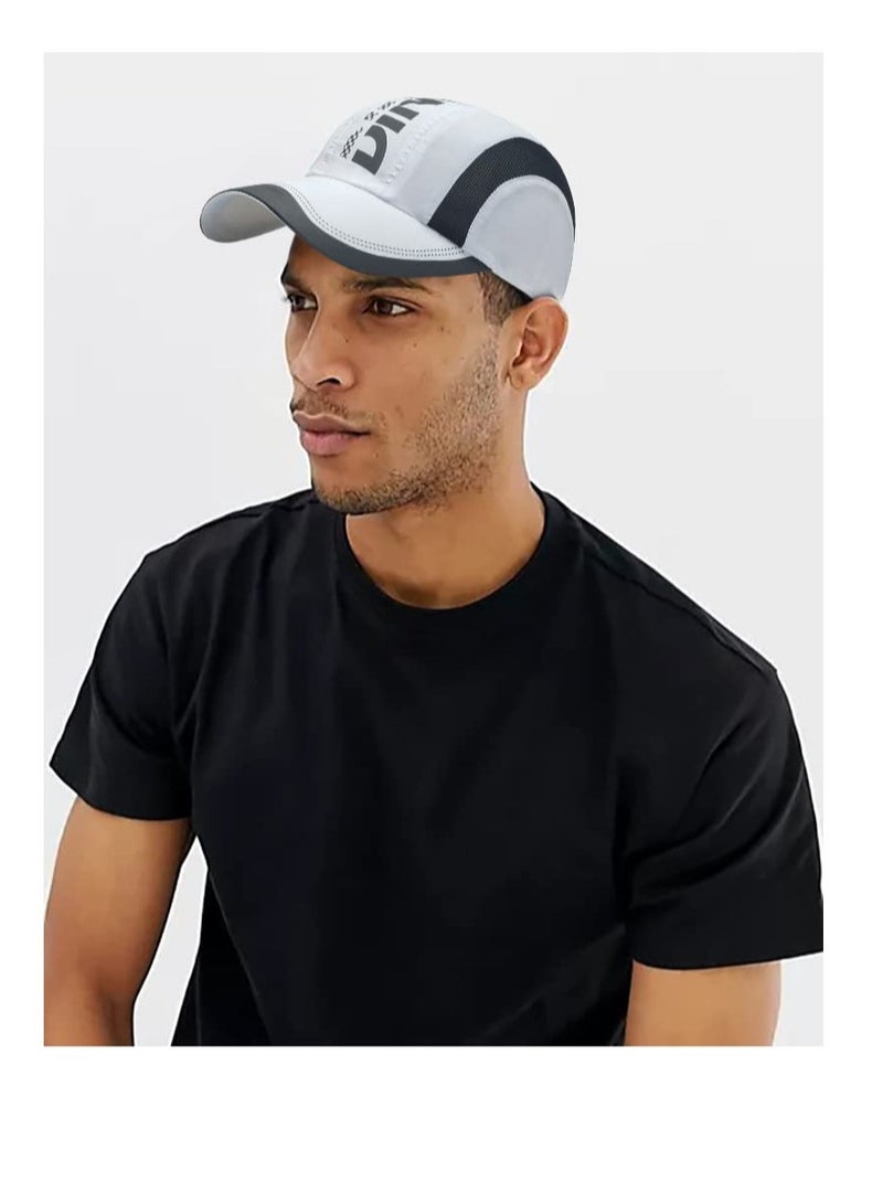 Excefore Quick Drying Baseball Cap, Sun Hats for Men & Women, Mesh Lightweight Protection UV for Outdoor Sports (White) - Image 2