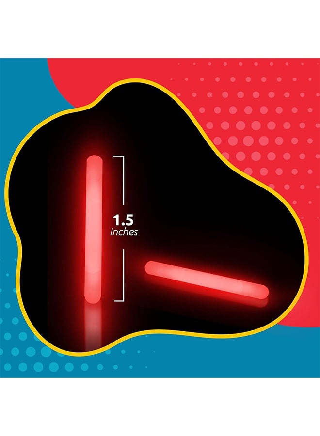 واي جيه عصا توهج صغيرة 50 قطعة، عصا مضيئة 40x4.5 مم، سوق الليل - Image 2