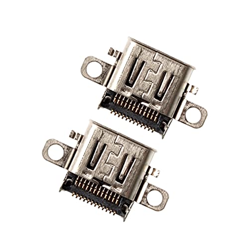 iParto 2 Pack Replacement Type C Port for Nintendo Switch OLED USB C Charging Port Charger Socket Connector Repalcement Repair Kit Accessories for NS OLED - Image 4