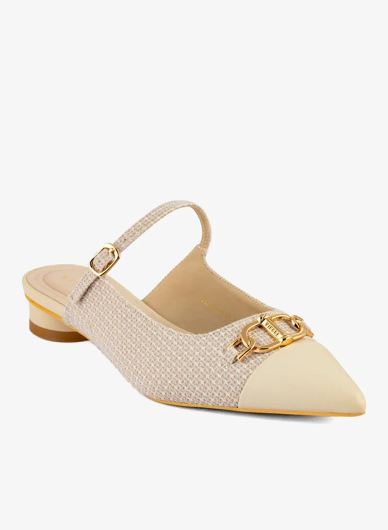 Vincci Women Pointed Toe Mid Heel Sandals