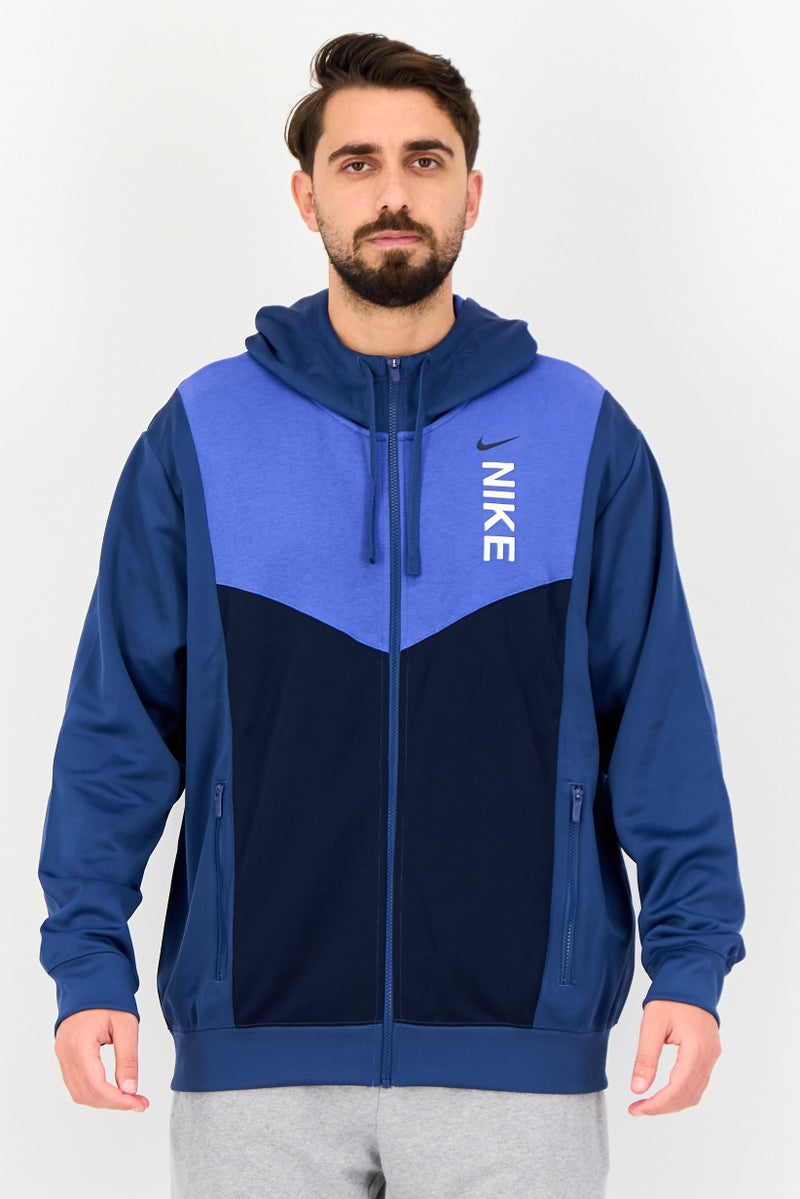 Nike هودي رياضي للرجال بأكمام طويلة مناسب للخارج، متعدد الألوان - Image 1