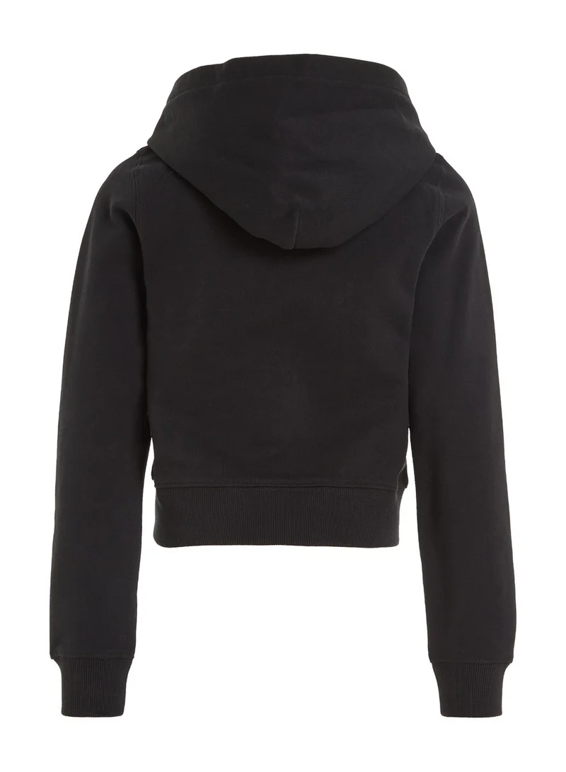 Calvin Klein Jeans Kids Logo Zip Through Hoodie