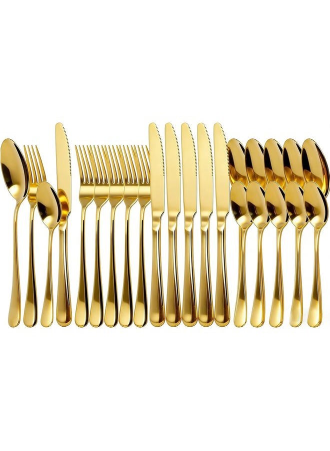 LYFJXX Flatware Serving Set, 24 Pieces - Image 1