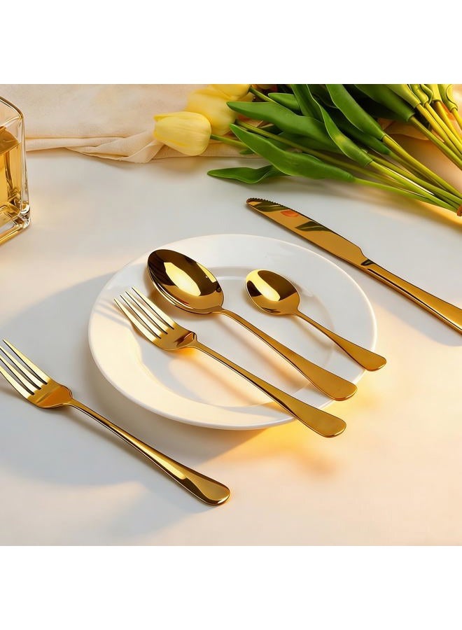 LYFJXX Flatware Serving Set, 24 Pieces - Image 3