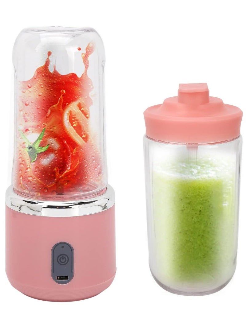 روییيس خلاط شخصي للمخفوقات والعصائر، خلاط محمول، عصارة فواكه قابلة للشحن عبر USB مع 6 شفرات، خلاطات محمولة للسفر الرياضي وفي الهواء الطلق، خلاط كهربائي صغير - Image 1