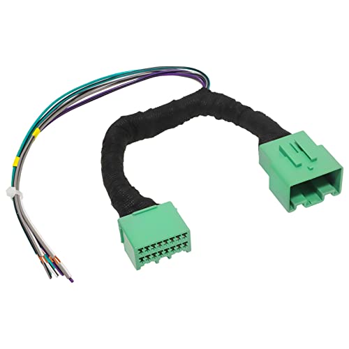 RED WOLF محول توصيل مكبر الصوت RED WOLF AMP مع كابل توصيل فرعي متوافق مع 2014-2021 شيفروليه GMC سيلفرادو سييرا يوكون - Image 1