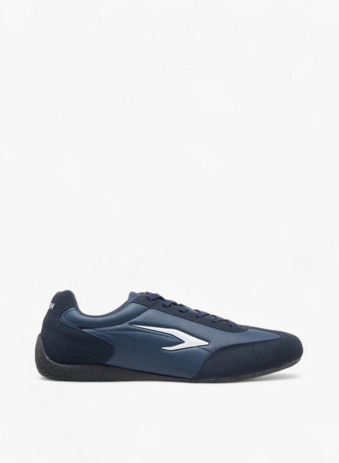 Dash Men's Logo Detail Sneakers with Lace-Up Closure - Image 3