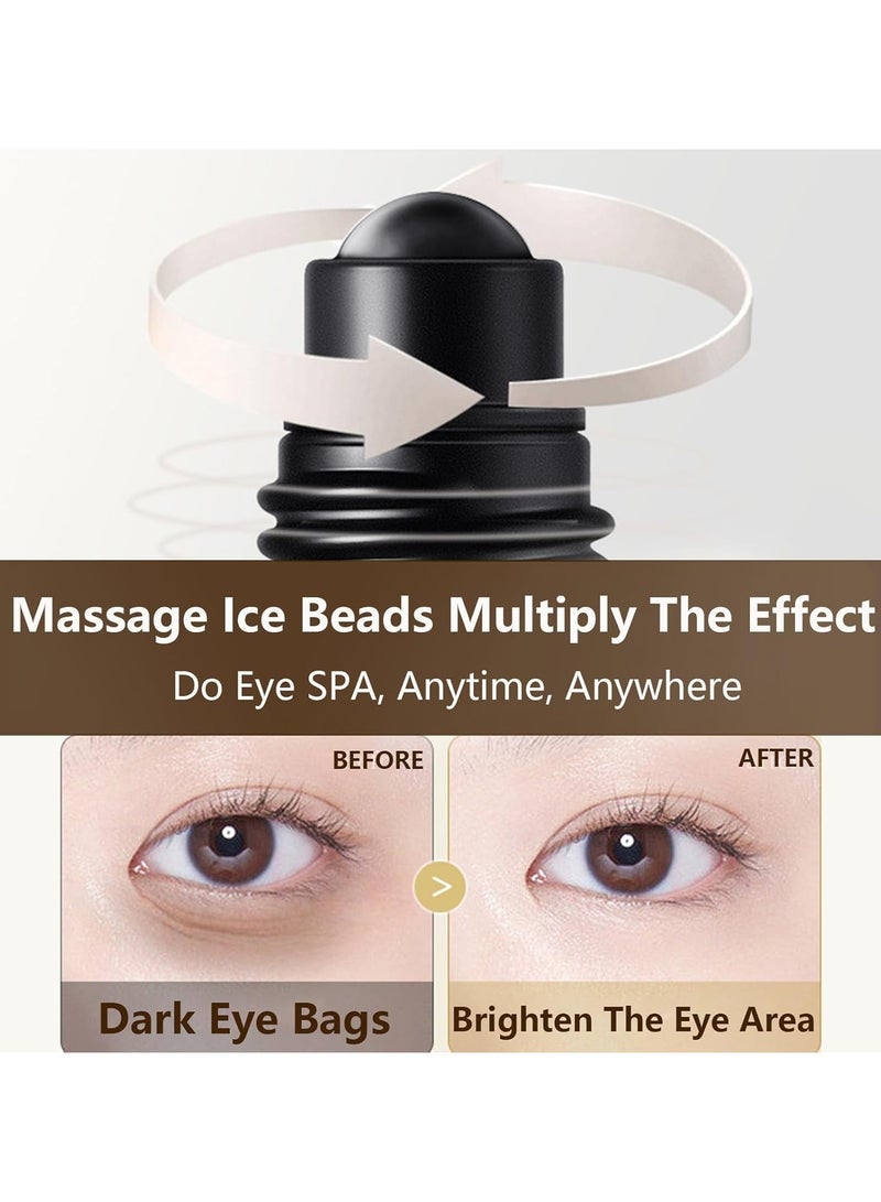 إسينشال أويلز عصا إصلاح العين للرجال تحت الأسطوانة العينية لأكياس العين والدوائر المظلمة - عصا التبريد تهيدرات وتخزين 0.34 أوقية فلورية. - Image 4