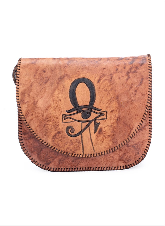Sheer Fashionable Leather Crossbody Bag  - Image 1