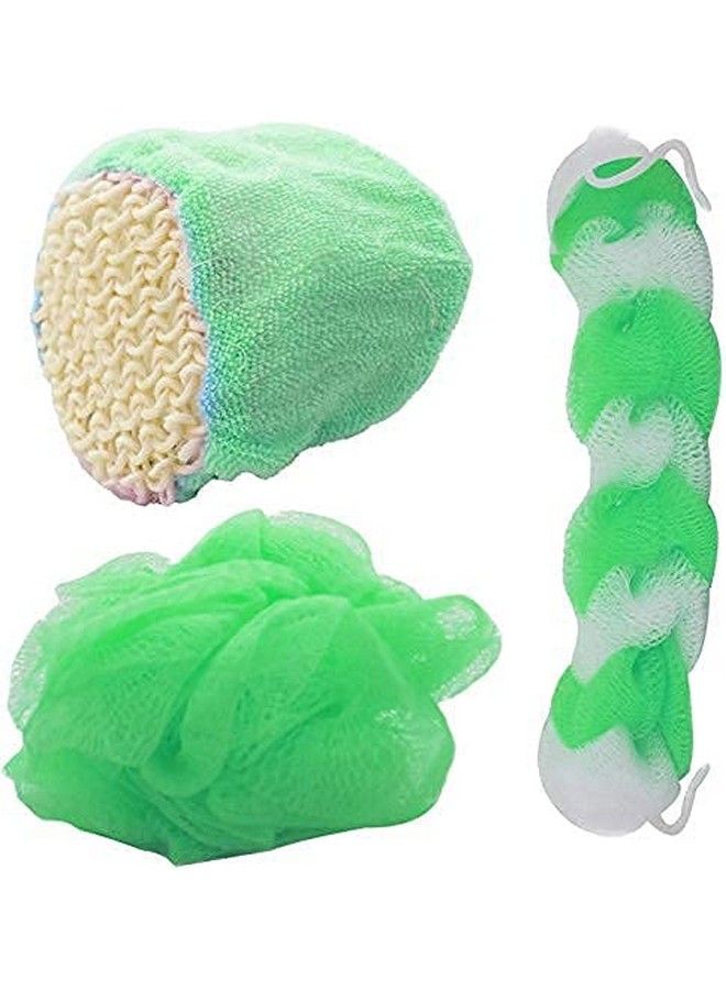 Ekan Set Of 3 Cartoon Design Baby Bath Sponge Body Sponge Scrub Kids Bathroom Accessories Pink 20 Gram Pack Of 1 - Image 4