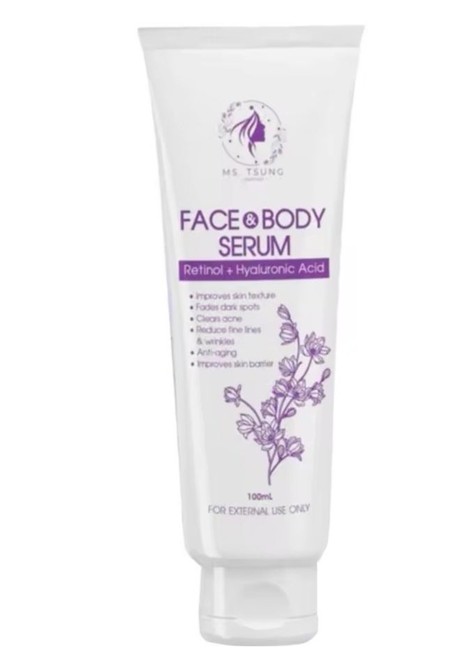 Ms Tsung Essentials FACE & BODY SERUM RETINOL + HYALURONIC ACID  - Image 1