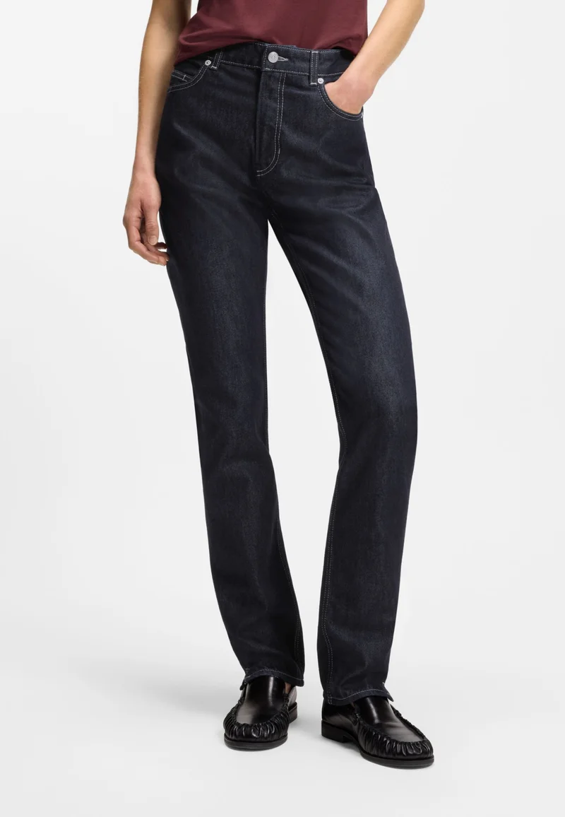 BOSS Regular-fit jeans with slim leg