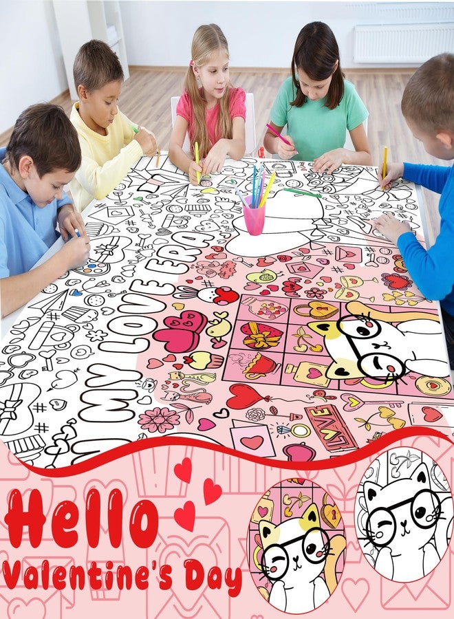 OHOME مفرش طاولة تلوين لعيد الحب من أوهوم - Image 3