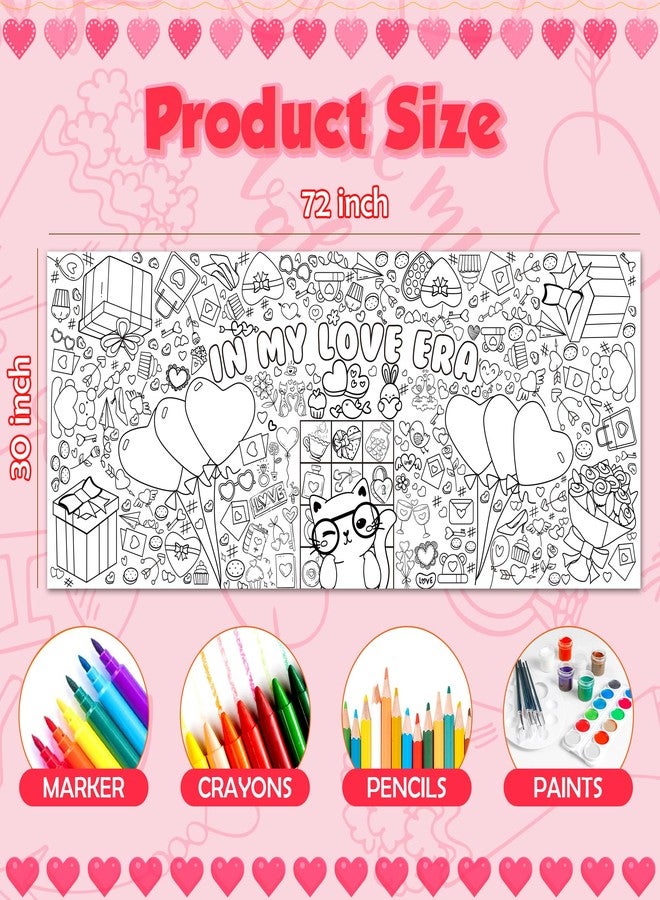 OHOME مفرش طاولة تلوين لعيد الحب من أوهوم - Image 2