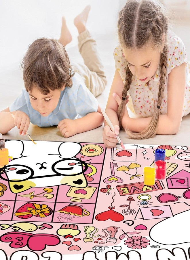 OHOME مفرش طاولة تلوين لعيد الحب من أوهوم - Image 4