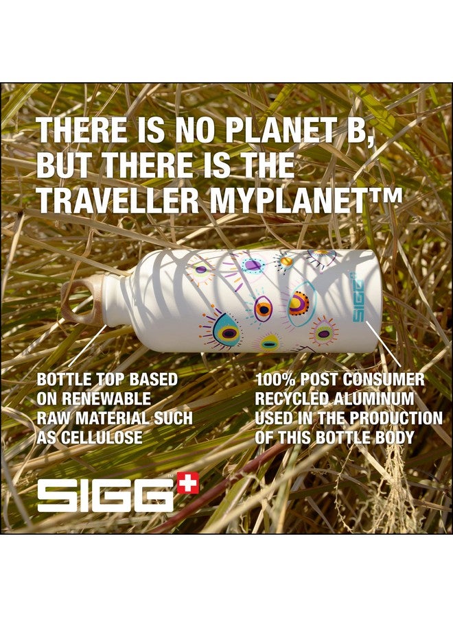 Sigg Aluminium Kids Water Bottle Traveller Myplanet Friends Suitable For Carbonated Beverages Leakproof Lightweight Bpa Free Climate Neutral Certified 20Oz - Image 5