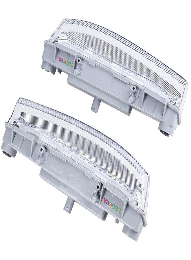 Yaeccc Pair of Fog Lamp LED Daytime Running Lamp Fog Light Compatible with 2007-2015 Mercedes Benz C Class W204 C250 C300 C350 E Class W212 E350 - Image 1