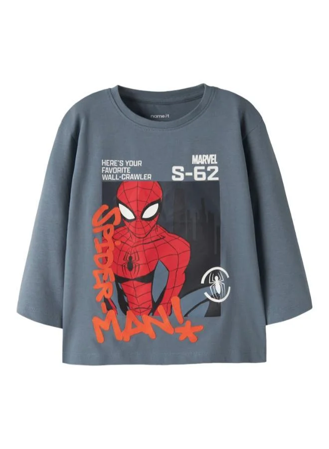 Name It  Kids Spider Man Crew Neck T-Shirt for Men | Best Price UAE