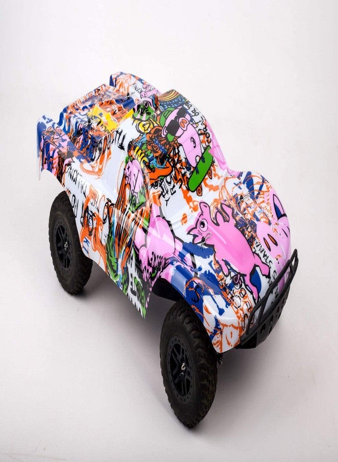 SummitLink Compatible Custom Body Graffiti Pink Pig Style Replacement for 1/10 Scale RC Car or Truck (Truck not Included) SS-PIG-02 - Image 2