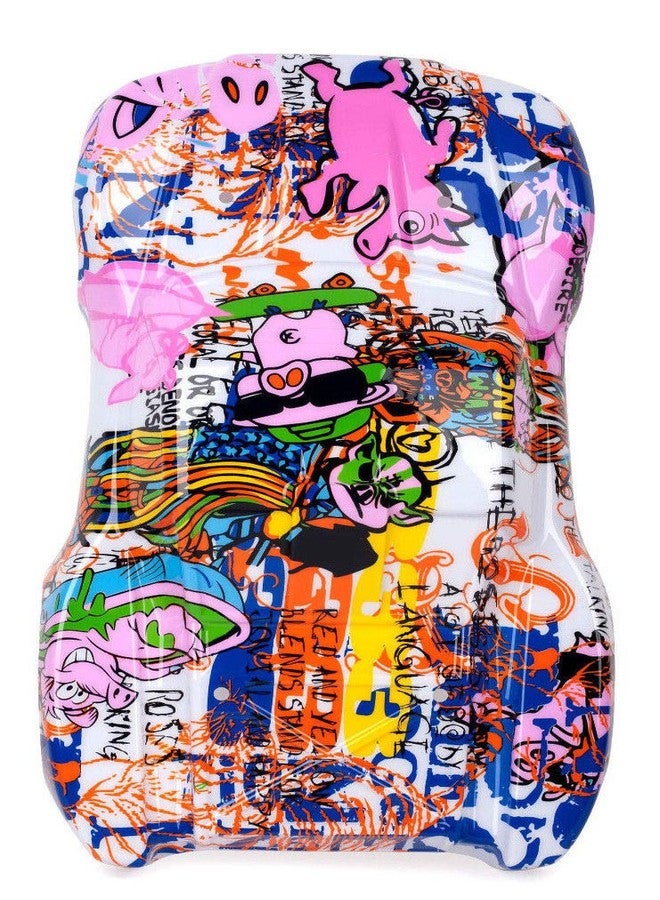 SummitLink Compatible Custom Body Graffiti Pink Pig Style Replacement for 1/10 Scale RC Car or Truck (Truck not Included) SS-PIG-02 - Image 1