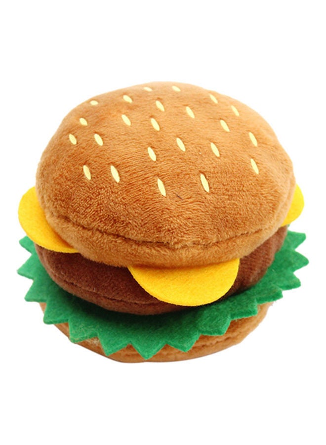 NIBEMINENT Hamburger Plush Toy Multicolour 7.5x7.5x4cm