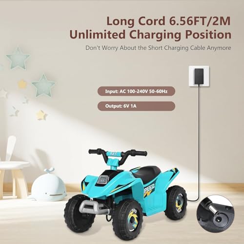 LITTLE PUP Kids Ride On Car Battery Charger, 12V/1A Auto-Cut Off Power Adapter, Electric Toy Vehicle Accessories - Image 3
