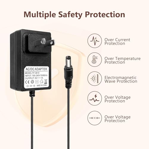LITTLE PUP Kids Ride On Car Battery Charger, 12V/1A Auto-Cut Off Power Adapter, Electric Toy Vehicle Accessories - Image 4