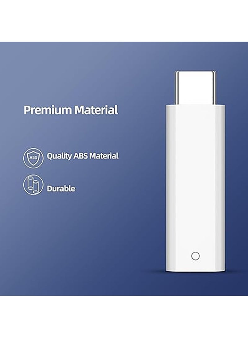 Beauenty USB-C to Pencil 1st Generation Male Adapter for iPad 10th, Bluetooth Pairing and Charging for Apple Pen i Pencil Gen 1 with iPad 10 2023 Tablet USB Type C Charger to Female Lightning Connector（No OTG） - Image 3