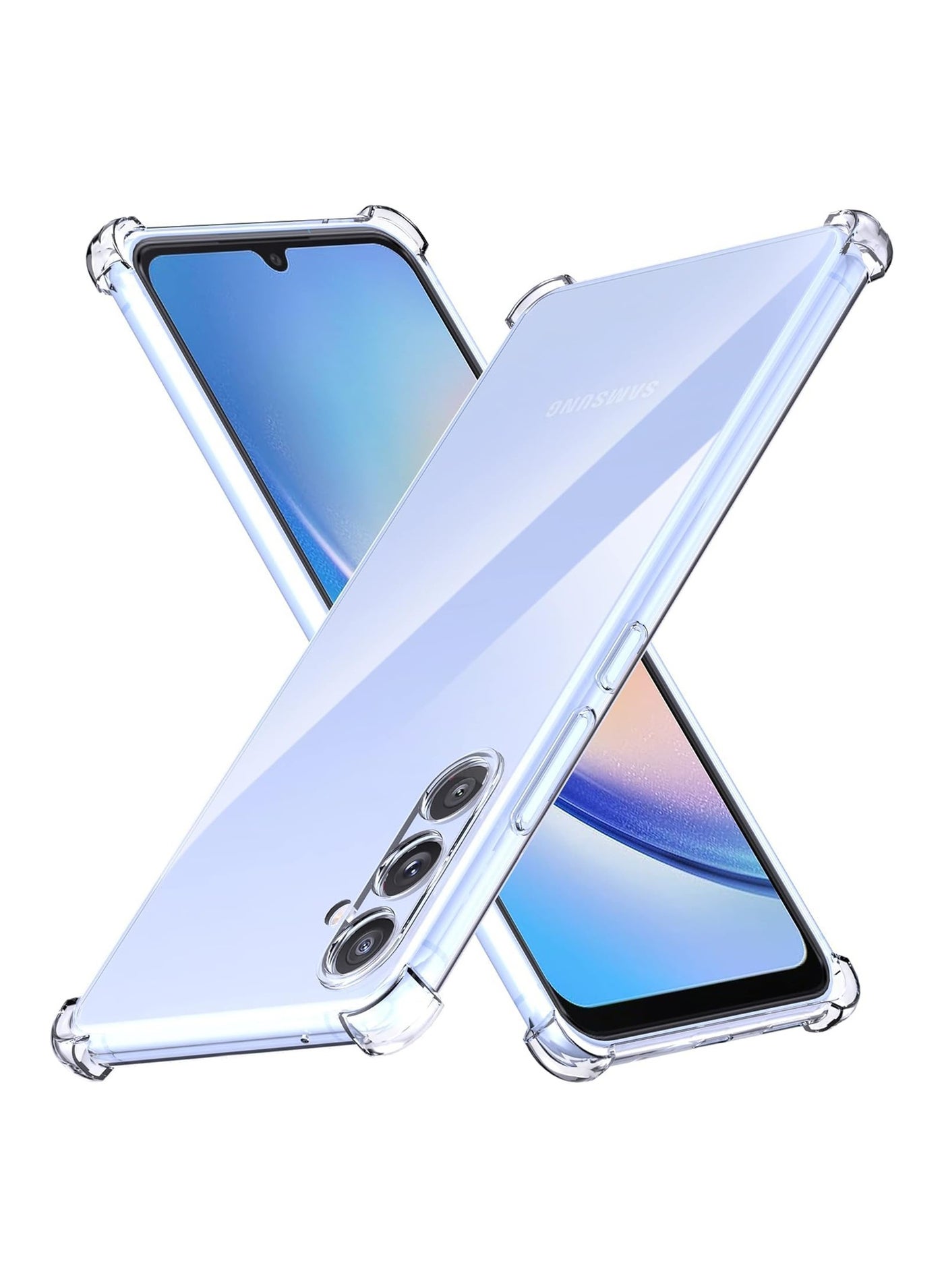 Clear Case Cover For Samsung Galaxy A16, Shockproof, flexible TPU, Bumper Cover Transparent Anti scratch TPU, Full Camera Protection, Designed For Samsung Galaxy A16