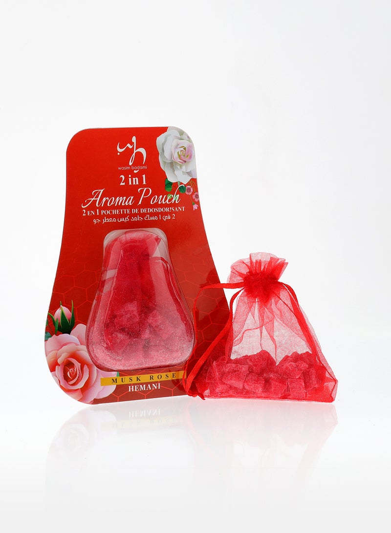 HEMANI Hemani Musk Rose Aroma Pouch 2 in 1