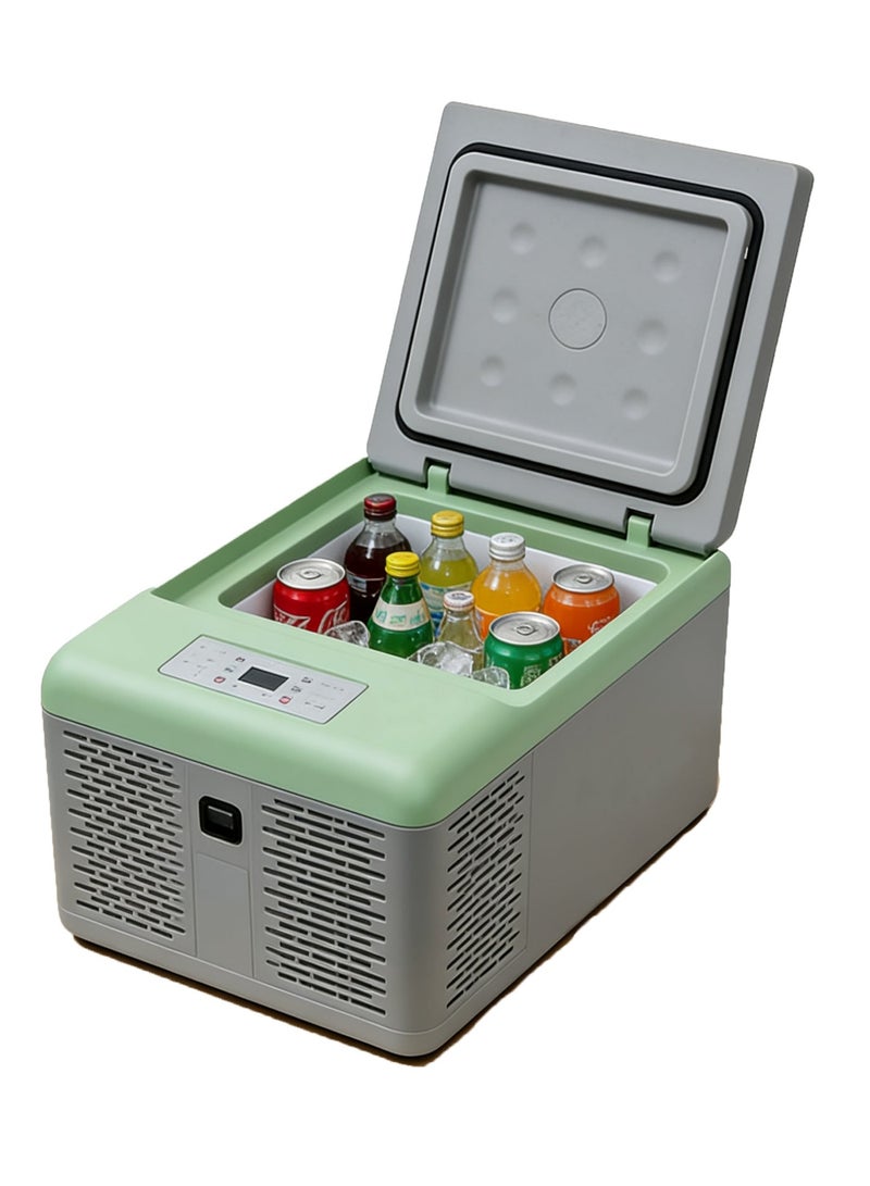 CRONY C9 Car Refrigerator 9L Mini Car Refrigerators for Cosmetics, Skincare & Mobile Cooling, DC 12V/24V & AC 100–240V, -20°C to 20°C Adjustable Temperature, LCD Control Panel, USB Outlet, App-Connected Portable Cooler Box, Quiet ≤45dB, Car Battery Protection, 9.2L Compact Travel Fridge for Car, Home, Camping & Office Use, Lightweight 6.7KG - Image 1