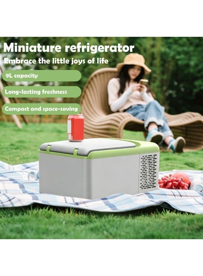 CRONY C9 Car Refrigerator 9L Mini Car Refrigerators for Cosmetics, Skincare & Mobile Cooling, DC 12V/24V & AC 100–240V, -20°C to 20°C Adjustable Temperature, LCD Control Panel, USB Outlet, App-Connected Portable Cooler Box, Quiet ≤45dB, Car Battery Protection, 9.2L Compact Travel Fridge for Car, Home, Camping & Office Use, Lightweight 6.7KG - Image 2